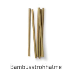 Bambusstrohhalme